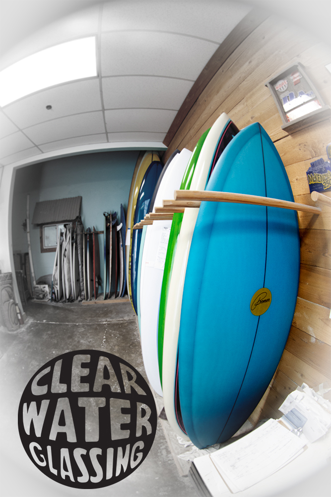 surfboard ding repair clear water glassing orange county
